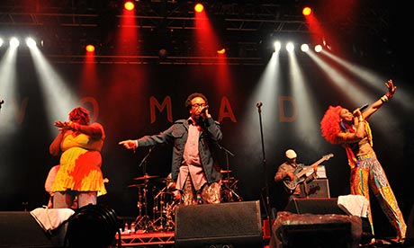 Arrested Development headline on stage during Day 3 of the WOMAD Festival 2013 