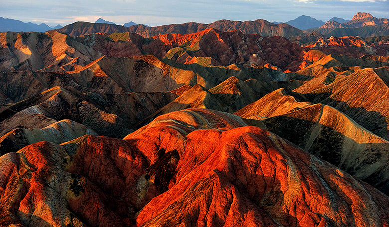 Weekend in pictures: Zhangye, China: Danxia landform, which means 