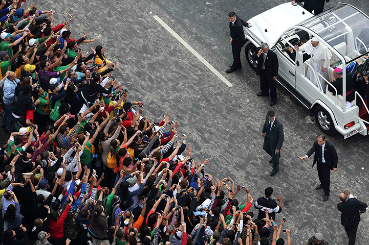 Pope's beach mass: Pope Francis' beach mass in pictures