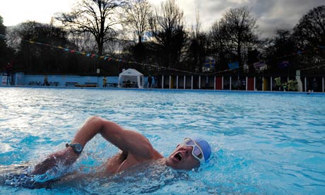 Outdoor swimming