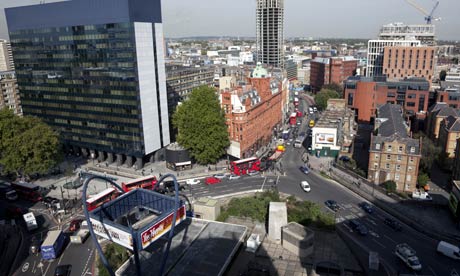 'Silicon Roundabout' at Old Street in London