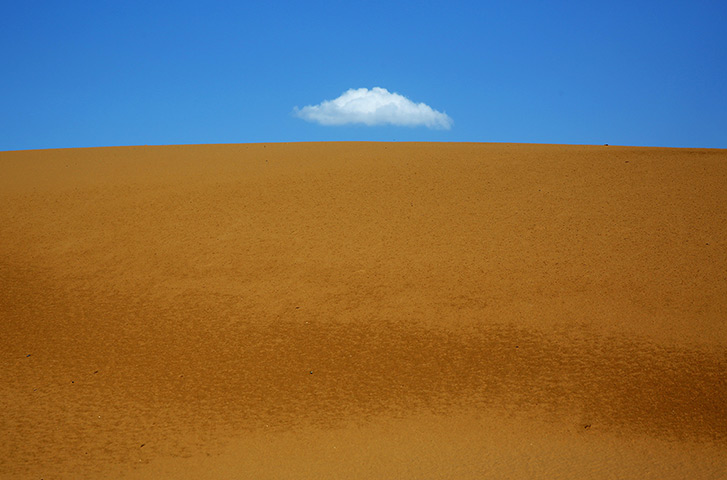 Sounding Sand Desert: Sounding Sand Desert In Inner Mongolia