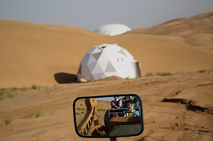 Sounding Sand Desert: Sounding Sand Desert In Inner Mongolia