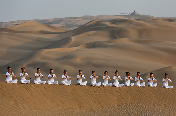 Sounding Sand Desert: Sounding Sand Desert In Inner Mongolia