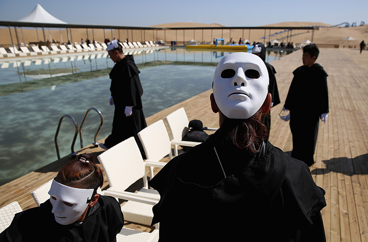 Sounding Sand Desert: Sounding Sand Desert In Inner Mongolia