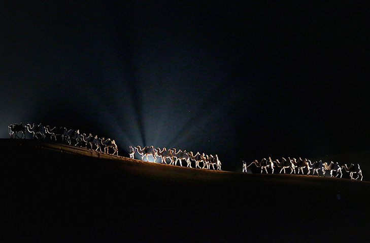 Sounding Sand Desert: Sounding Sand Desert In Inner Mongolia