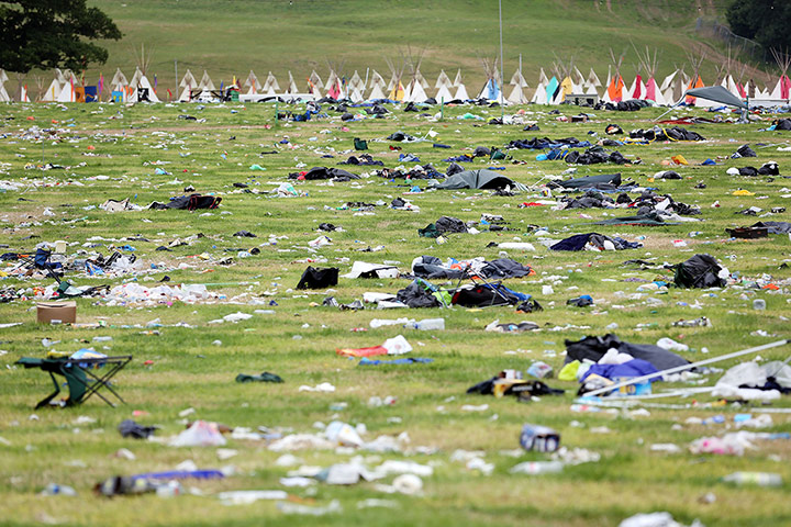 Glasto cleanup: Glasto cleanup