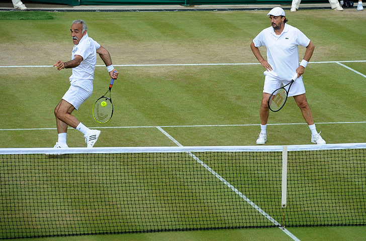 Tom's Wimbledon day 9: Mansour Bahrami and Henri Leconte