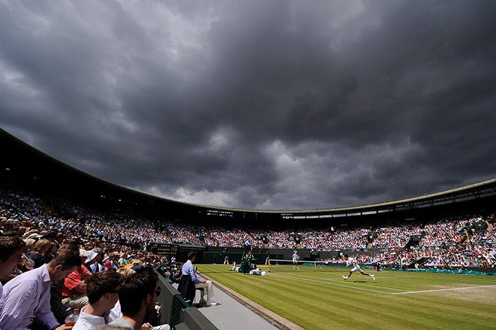 Tom's Wimbledon day 9: Dark clouds over Court 1 at Wimbledon