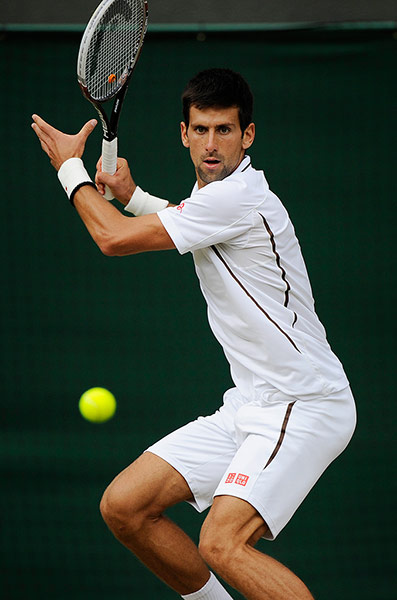 Tom's Wimbledon day 9: Novak Djokovic forehand