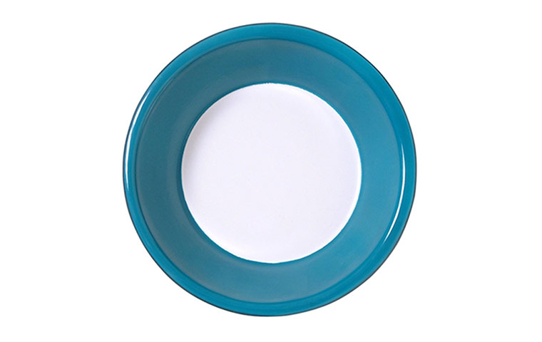 Party Picnic-in pictures: Party Picnic - enamel blue and white bowl