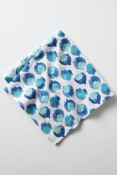Party Picnic-in pictures: Party Picnic - napkin with Ikat pattern