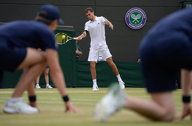 Tom Jenkins Day 9: Number 24 seed Jerzy Janowicz