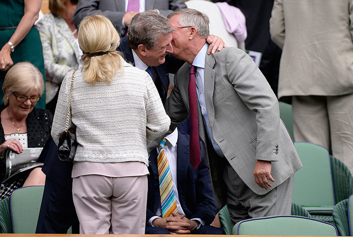 Tom Jenkins Day 9: Roy Hodgson and Sir Alex Ferguson embrace 