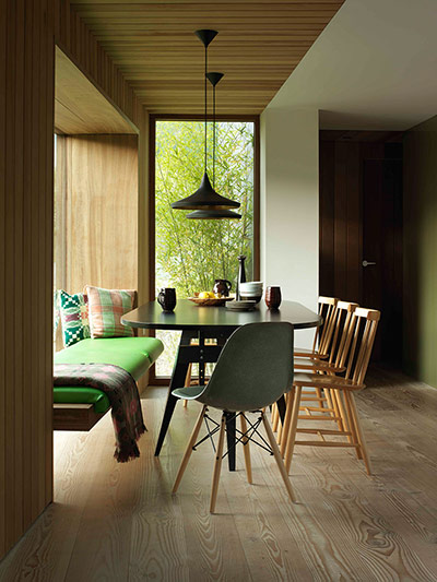 Homes - Welsh House: interior of dining area with table and chairs