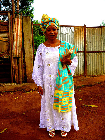Big Picture - Africa: woman in lilac dress and headwrap 