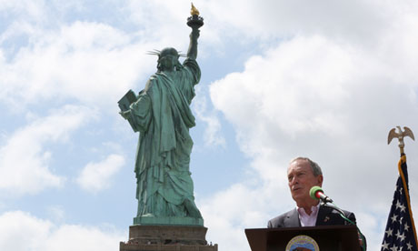Michael Bloomberg Statue of Liberty