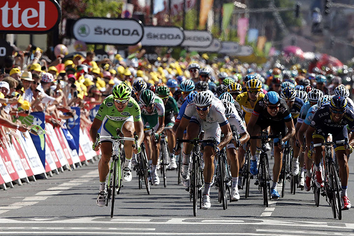 Tour de France stage 7: Finish line
