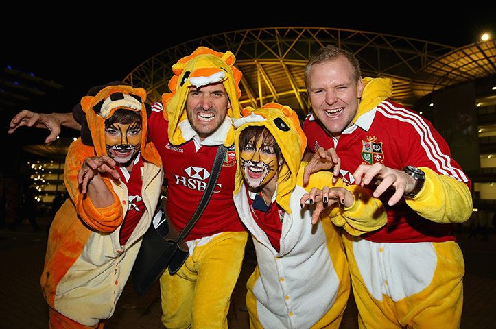 Lions final Test: Lions fans