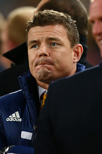 Lions final Test: A rueful looking Brian O'Driscoll 