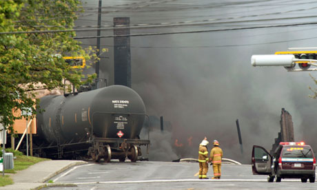 Quebec train fire