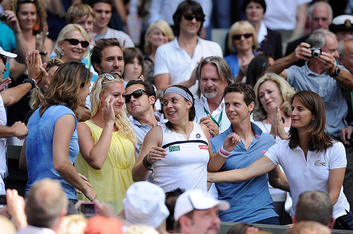 Tom's women's final: Bartoli in the box