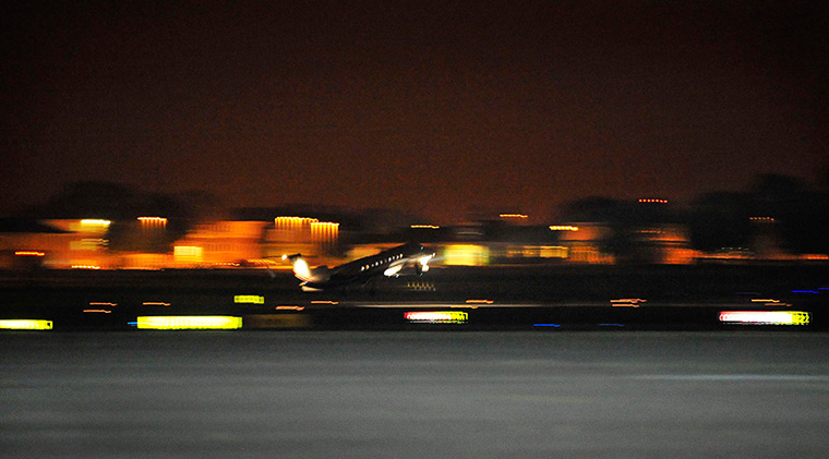 Abu Qatada leaves: A plane carrying Abu Qatada takes off 