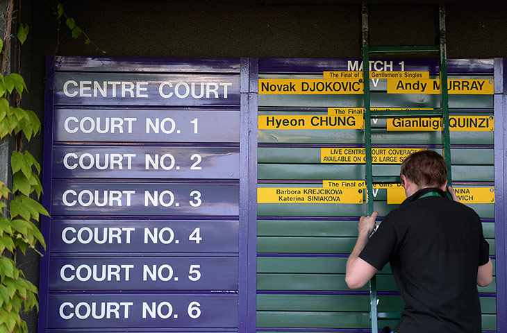 sport: Wimbledon 2013 day thirteen