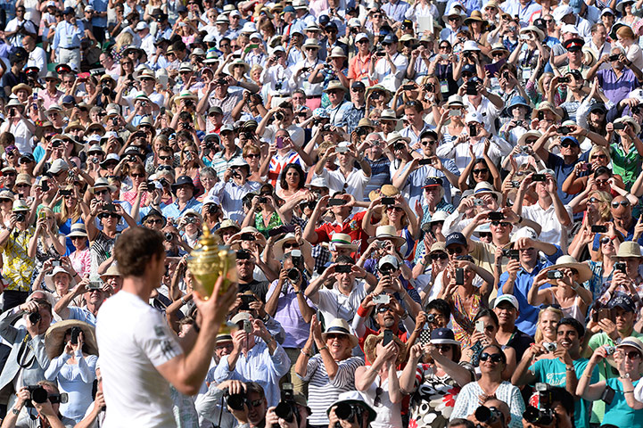 tennis final: Wimbledon 2013 day thirteen
