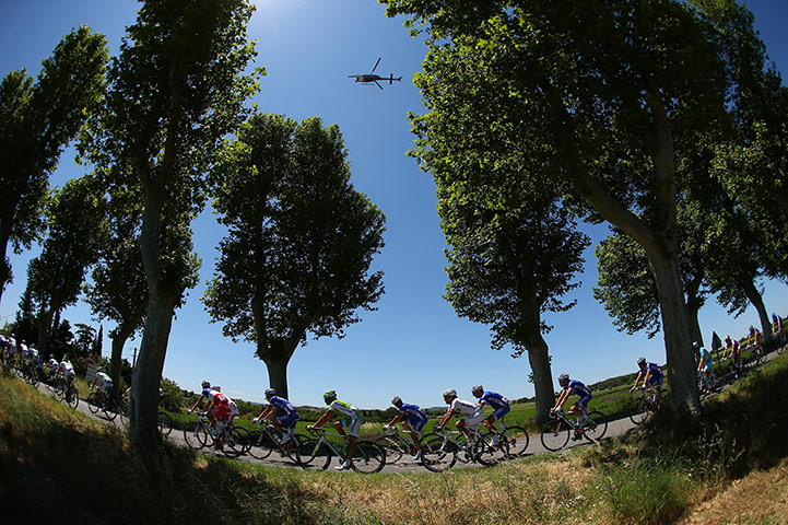 cycling: Le Tour de France 2013 - Stage Eight