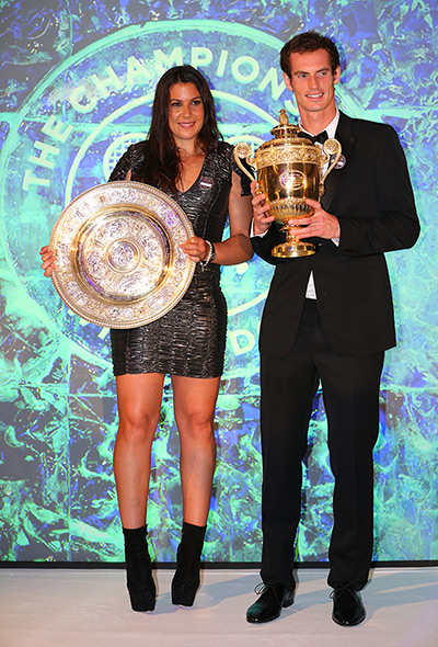 Winners Ball : Marion Bartoli and Andy Murray 