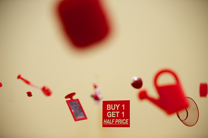 Do It 2013: Alison Knowles, Homage to each red thing, 1996 