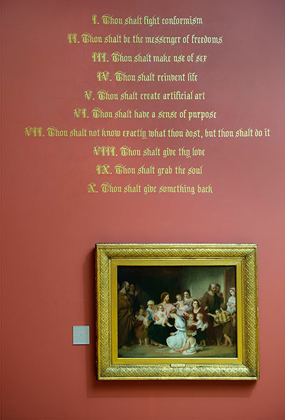 Do It 2013: Gilbert and George. Ten Commandments for Gilbert and George (1995)