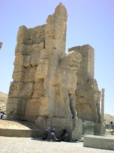 Iran gallery : Monument at Takht-e Jamshid