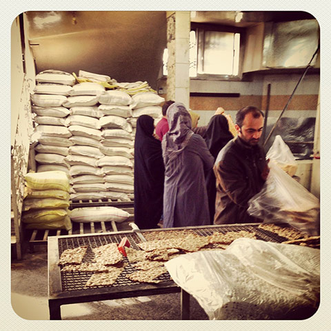 Iran gallery : Bakery in Tehran 