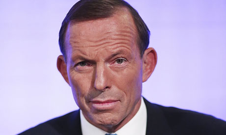 Australia's opposition leader Tony Abbott