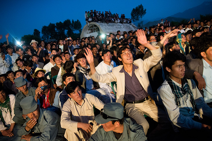 Silk Road Festival: An early evening concert in Bamiyan (city) during the 5th Silk Road Festiva
