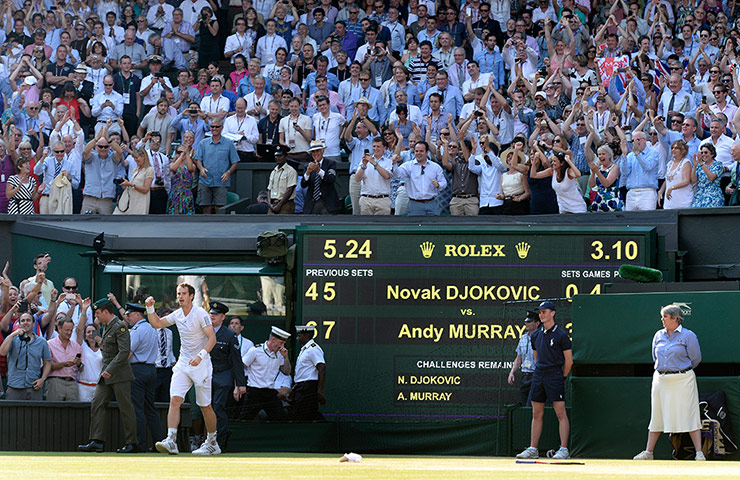 Wimbledon highlights 2013: Andy Murray 