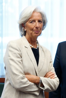 International Monetary Fund (IMF) Managing Director Christine Lagarde waits for the start of an euro zone finance ministers meeting in Brussels July 8, 2013.