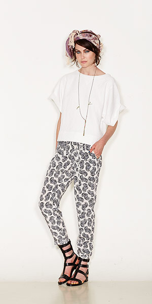 Printed trousers: : Printed trousers: the fashion line-up – in pictures