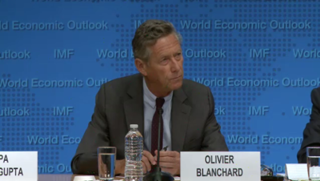 Olivier Blanchard, chief economist at the International Monetary Fund