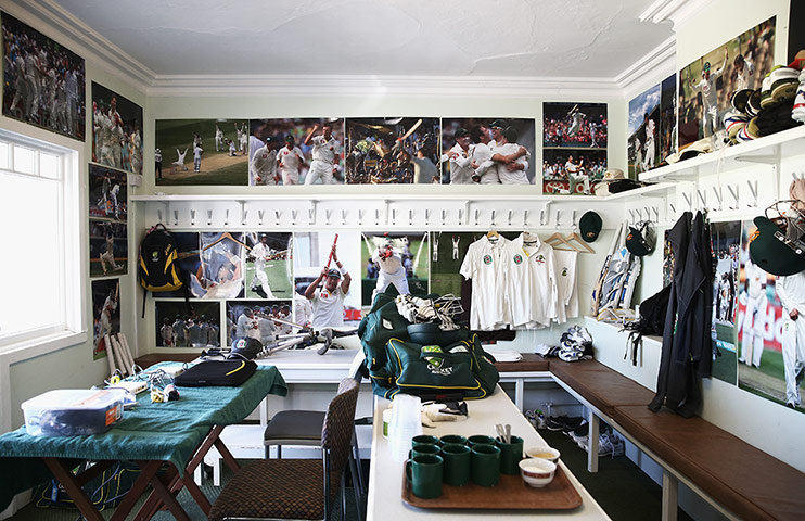 Aussie dressing room: Inside the Australian Dressing Room