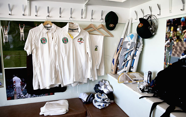 Aussie dressing room: Inside the Australian Dressing Room