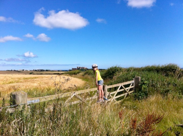 Fracking: Bamburgh castle 31.7.13