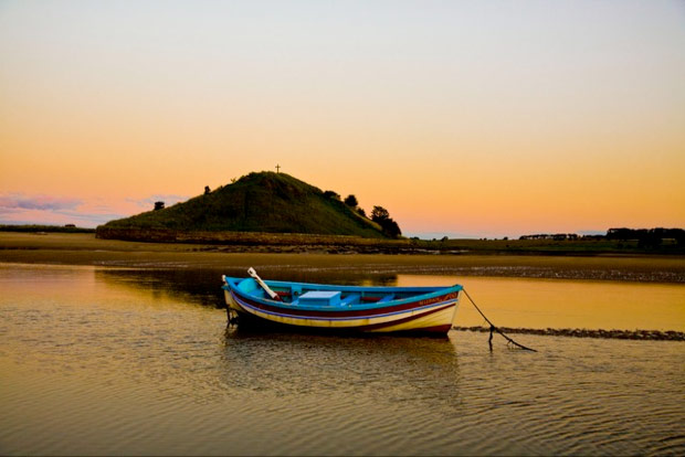 Fracking: Sunset on Aln Estuary