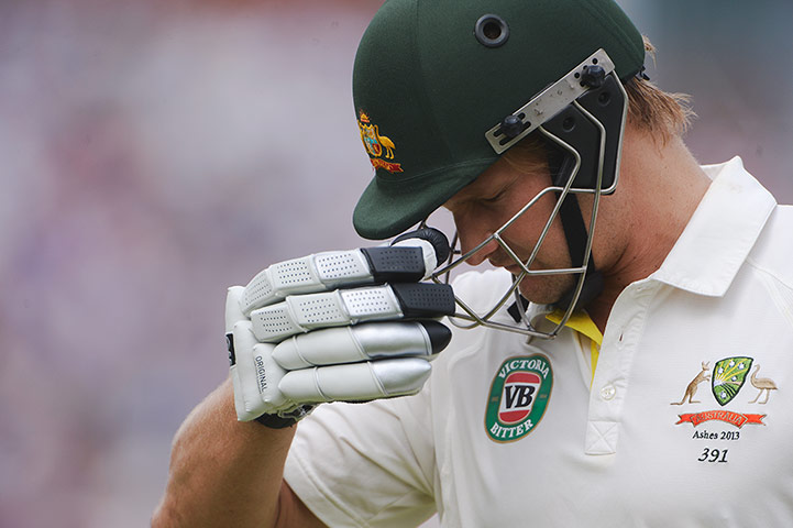 3rd ashes day 1 TJ: Shane Watson out