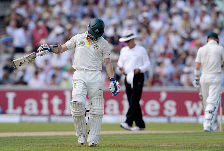 3rd ashes day 1 TJ: Chris Rogers out
