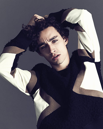 Robert Sheehan: Neil Barrett sweatshirt