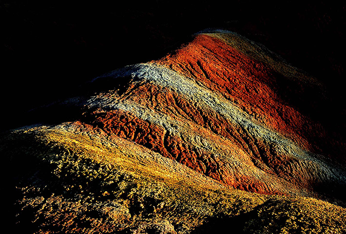 Rainbow mountains: Danxia, which means 