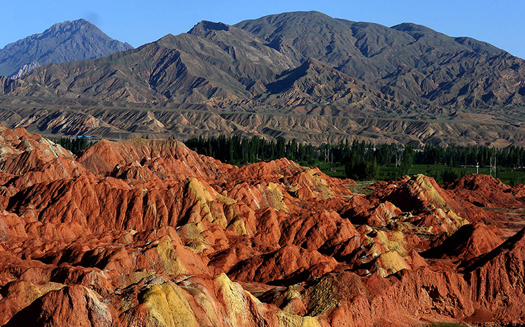 Rainbow mountains: The geological site is being developed for tourism